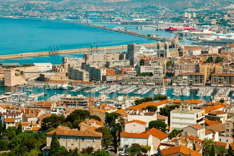 Marseille skyline