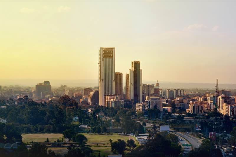 Kenya skyline